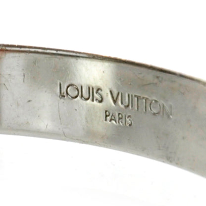 Louis Vuitton Mens Damier Embossed Leather and Palladium Soho Bracelet Black 6 of 6