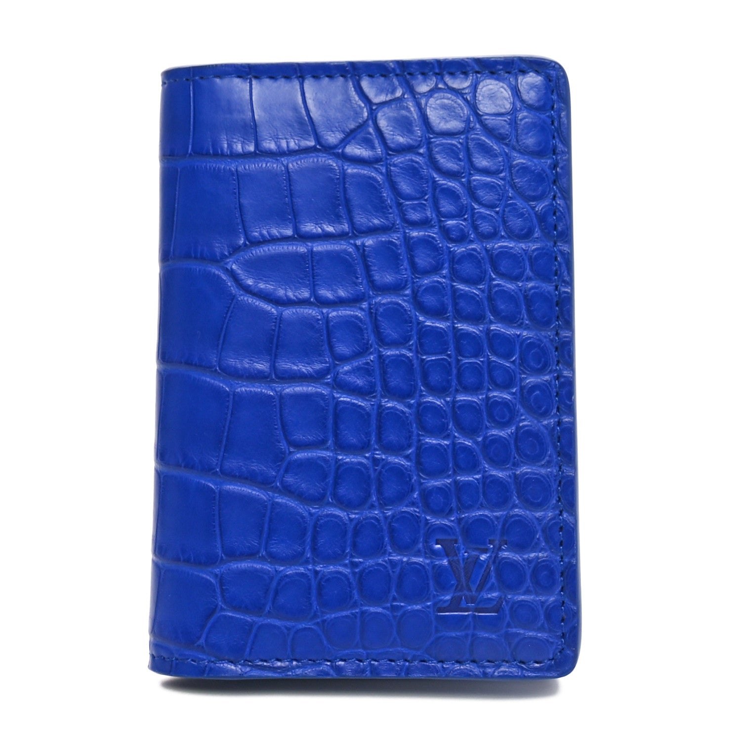 Louis Vuitton Crocodile Pocket Organizer Bleu De Methylene 1 of 7