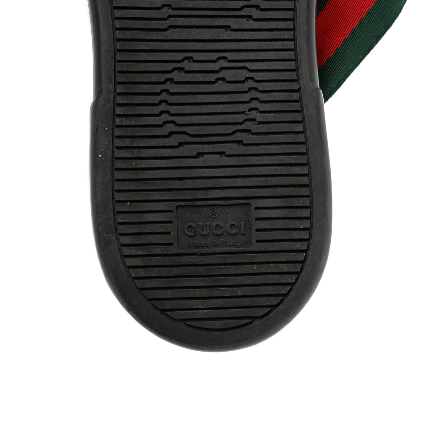 Nylon Calfskin Web Mens Thong Sandals 8 Green Red