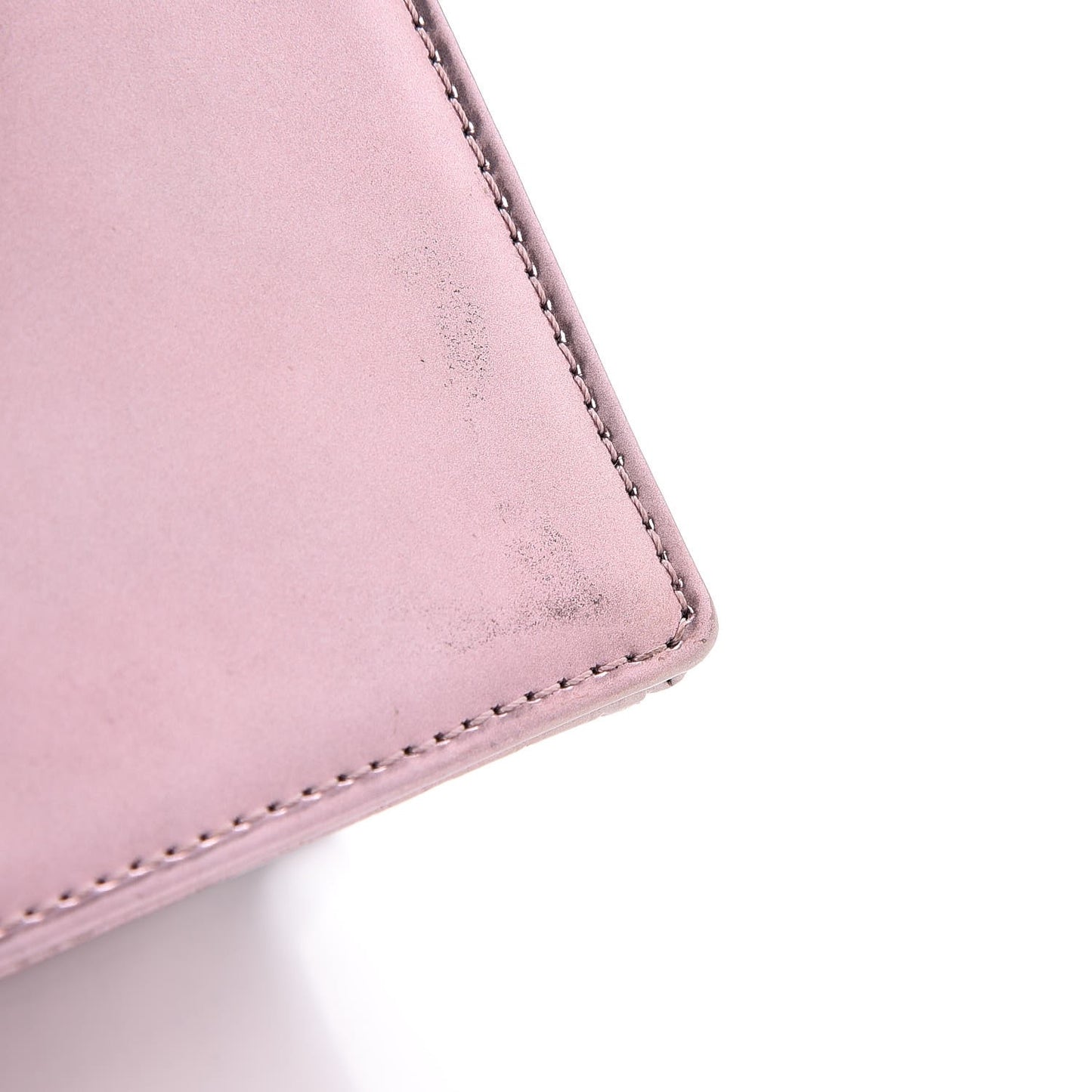 Metallic Patent Micro-Cannage Medium Diorama Flap Bag Pink