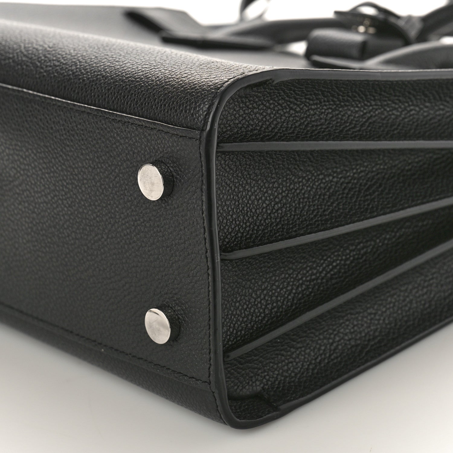 Saint Laurent Grained Calfskin Baby Sac De Jour Black 8 of 13