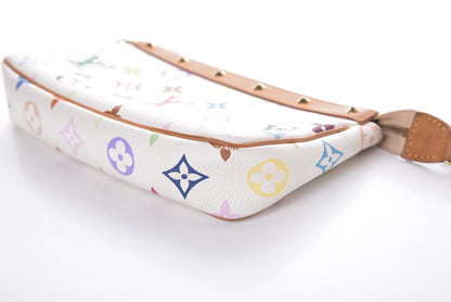 Louis Vuitton Monogram Multicolor Pochette Accessories White 12 of 12
