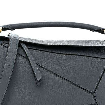 Loewe Calfskin Small Puzzle Bag Asphalt Grey 7 of 10