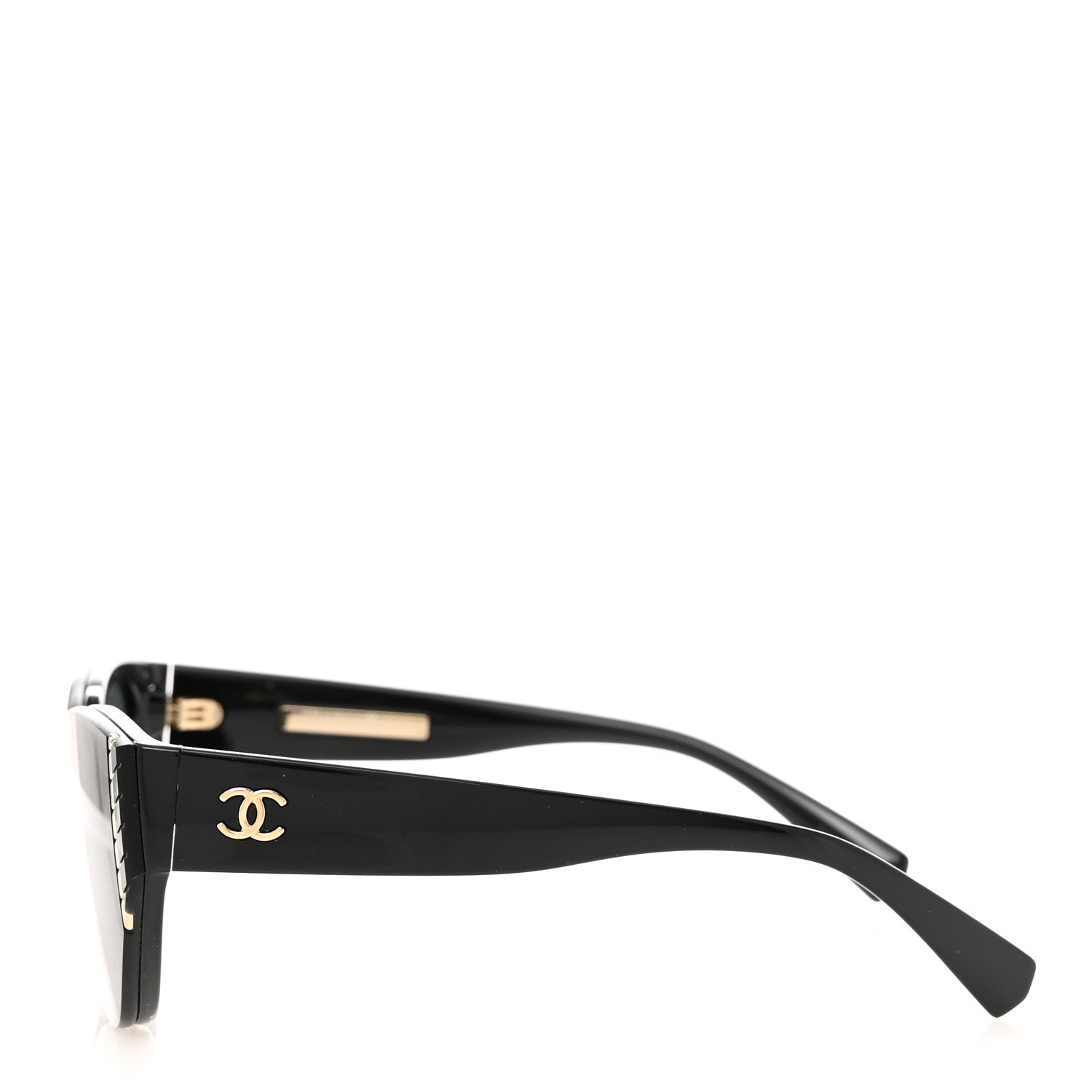 Chanel Acetate Cat Eye Sunglasses 6054 Black 3 of 7
