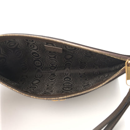 Gucci X BALENCIAGA BB Supreme Monogram Web Ophidia Wristlet Beige New Acero 5 of 7