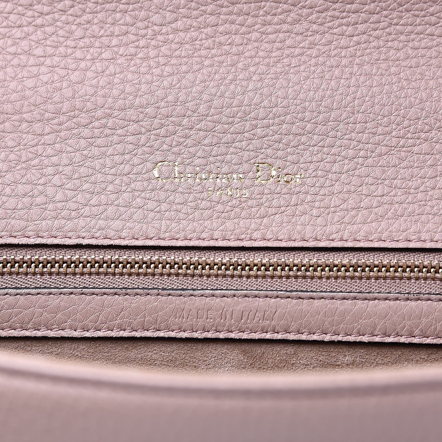Christian Dior Grained Calfskin Medium Diorama Flap Bag Nude 8 of 14