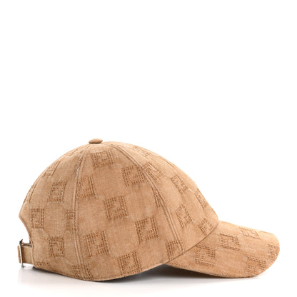 Fendi Canvas FF Baseball Cap S Brown 5 of 8
