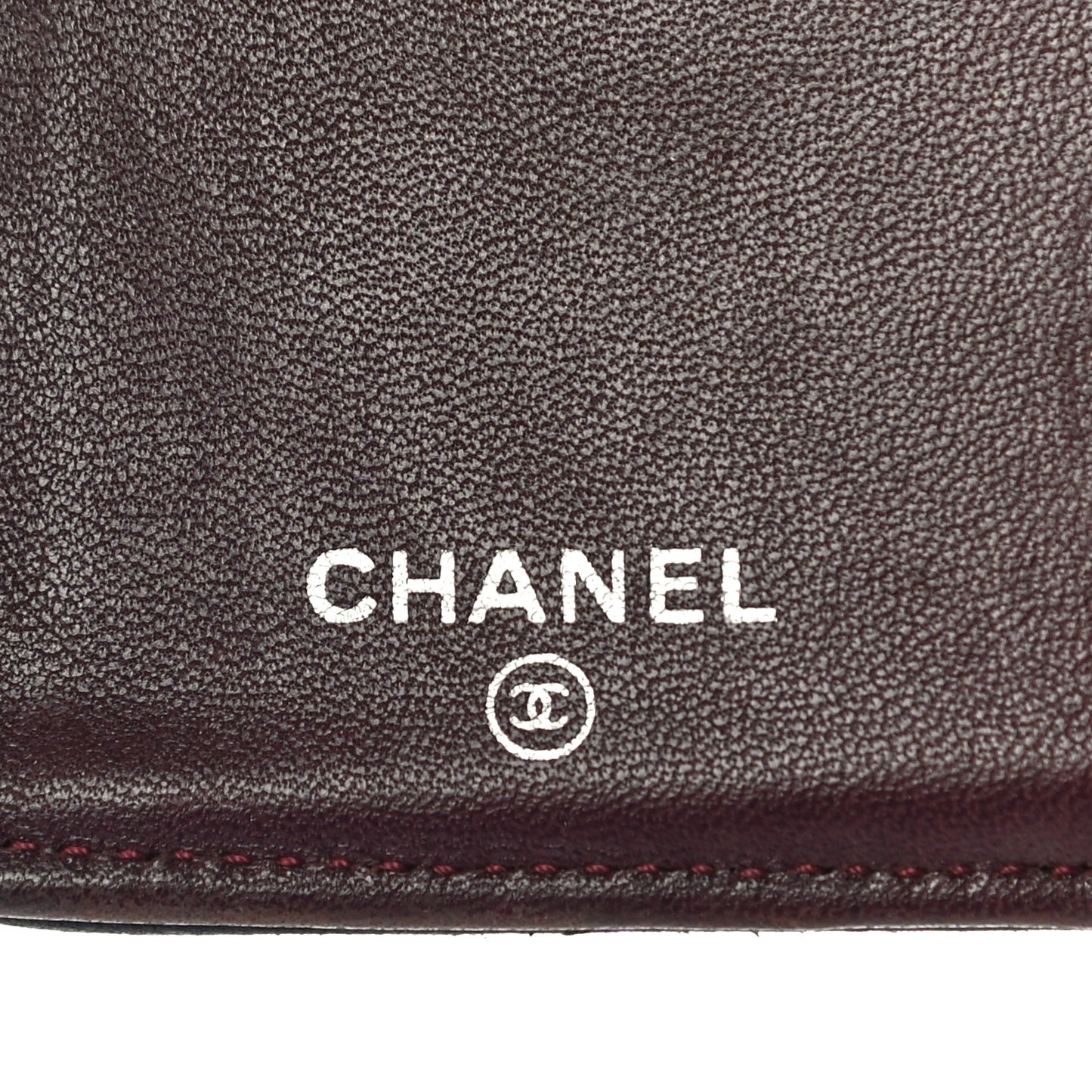 Lambskin Quilted Yen Wallet Black