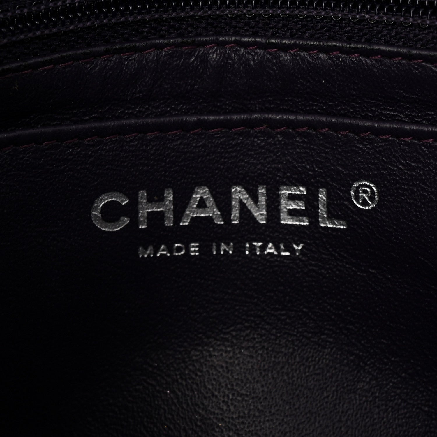 Chanel Patent Quilted Mini Square Flap Purple 6 of 10