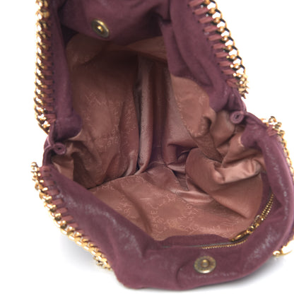 Stella McCartney Shaggy Deer Falabella Fold Over Tote Plum 6 of 12