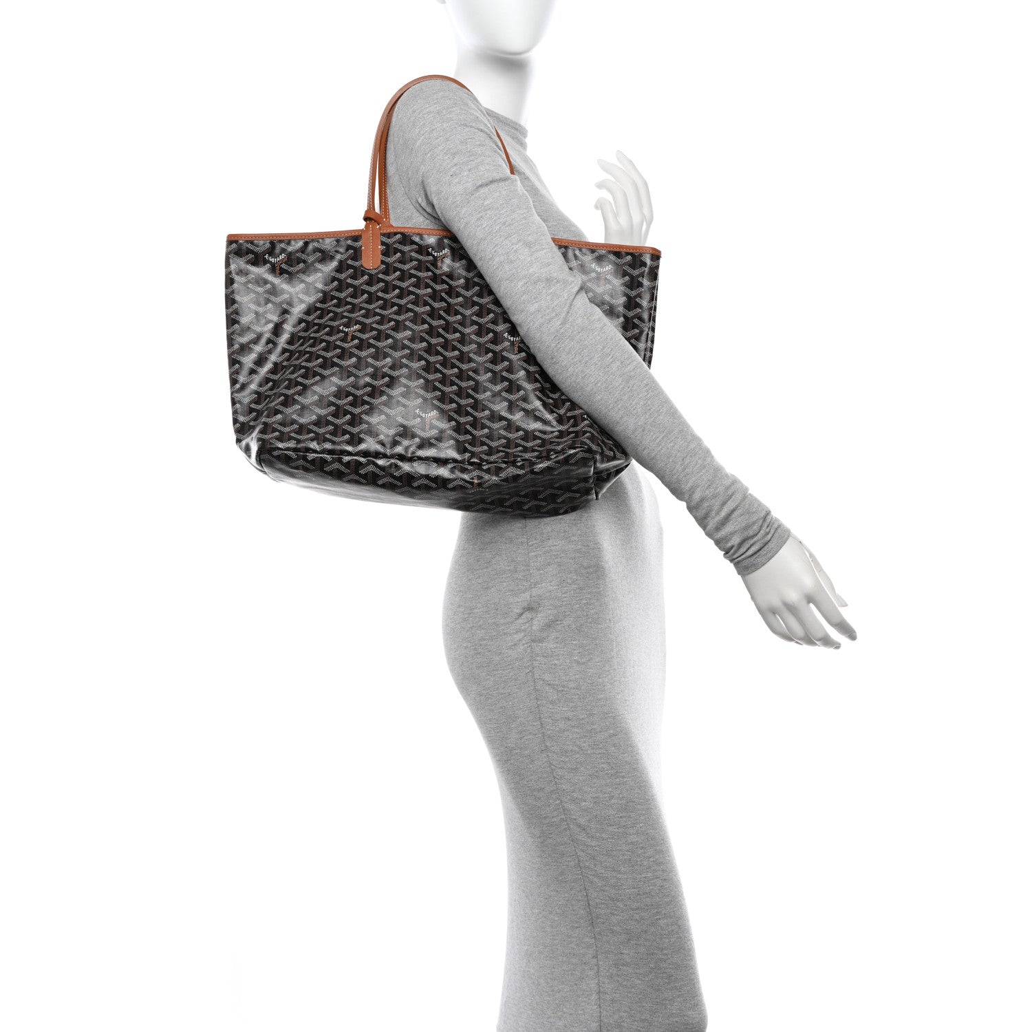 Goyard Goyardine Saint Louis PM Black Gold 2 of 11