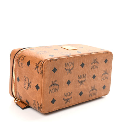 MCM Visetos Vanity Case Cognac 4 of 9