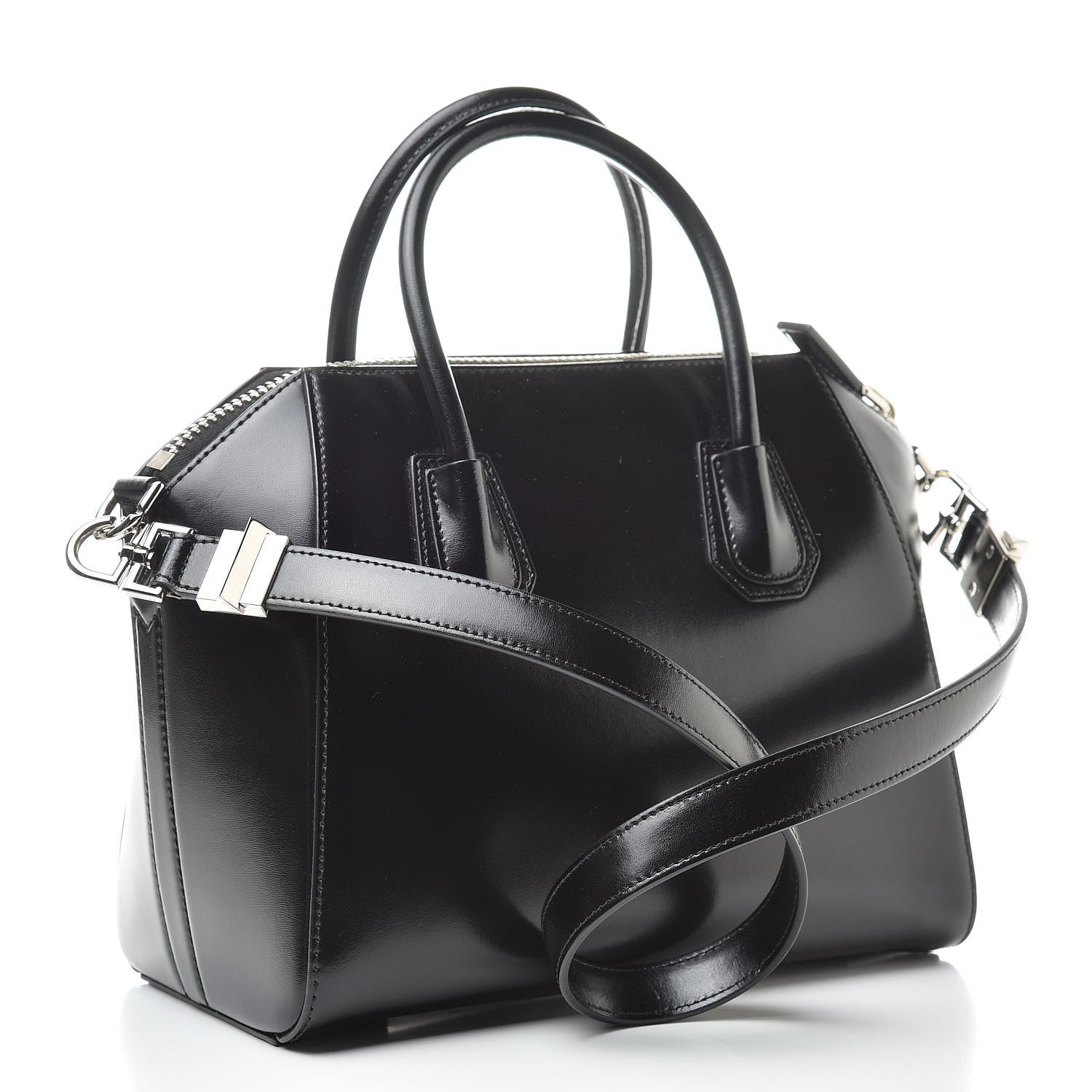 Givenchy Shiny Lord Calfskin Small Antigona Black 3 of 10