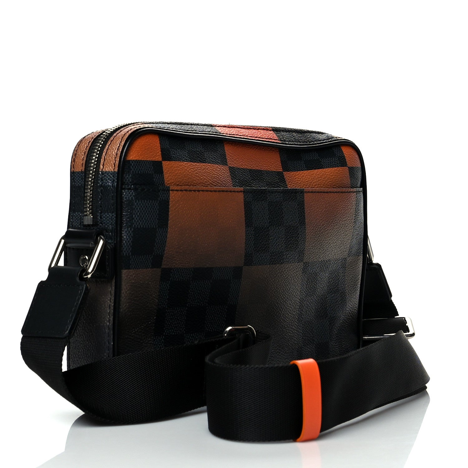 Louis Vuitton Giant Damier Graphite Alpha Messenger Bag Orange 3 of 9