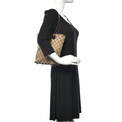Gucci Monogram Small Eclipse Tote Brown 2 of 10