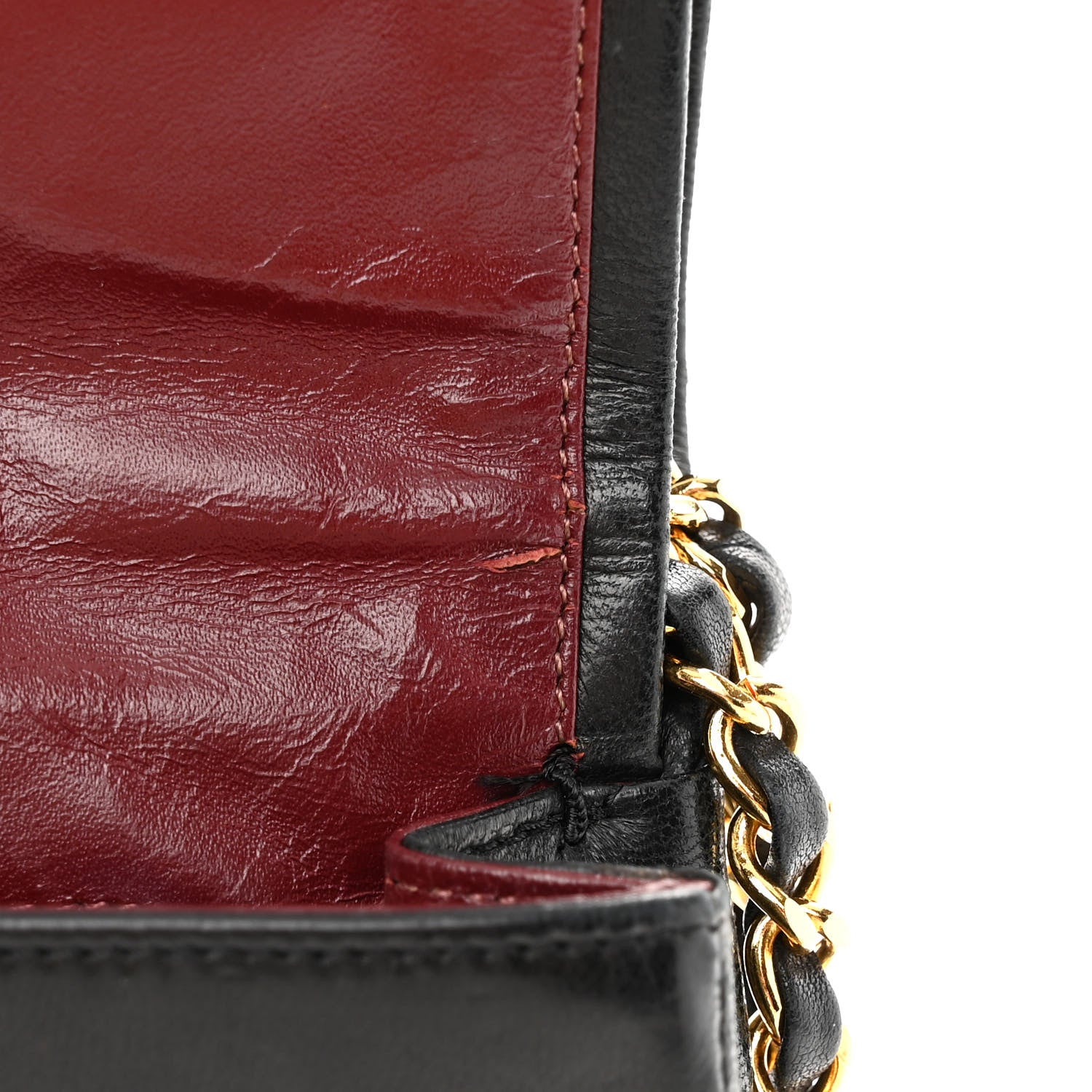 Chanel Lambskin Quilted Medium Single Flap Black 12 of 20