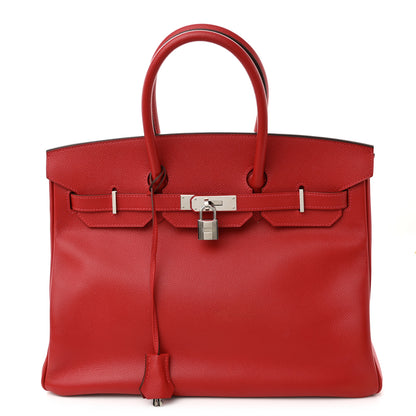 Hermes Epsom Birkin 35 Rouge Casaque 1 of 14