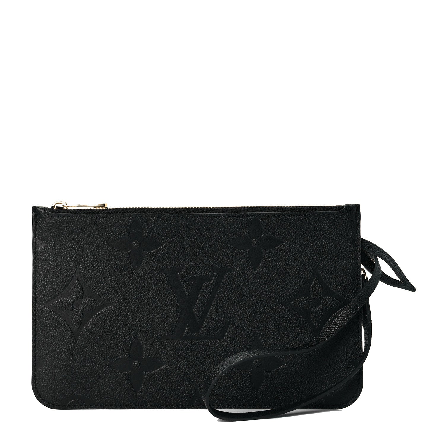 Louis Vuitton Empreinte Monogram Giant Neverfull MM Pochette Black 1 of 6