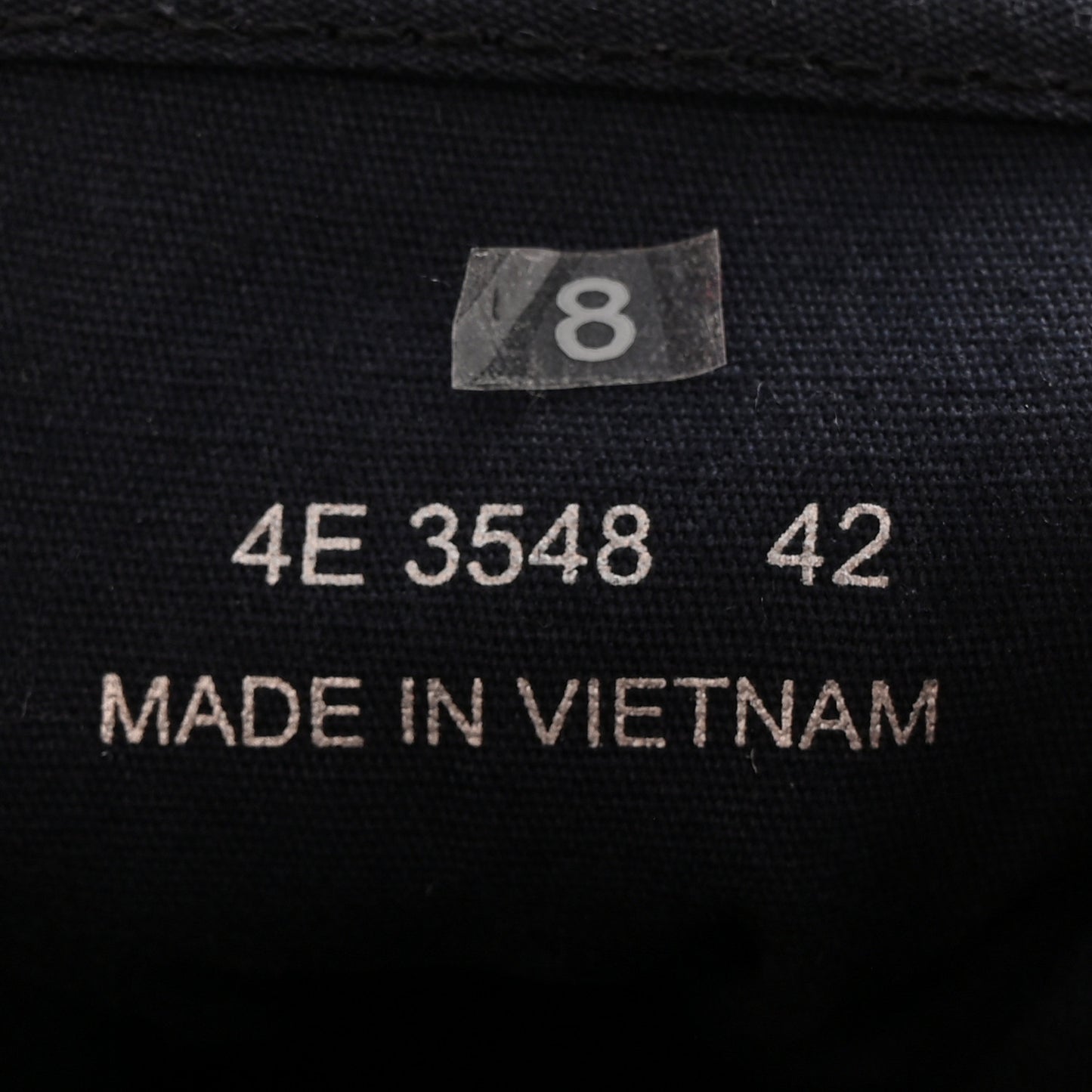 Canvas Triangle Logo Wheel 35mm Sneakers 42 Navy