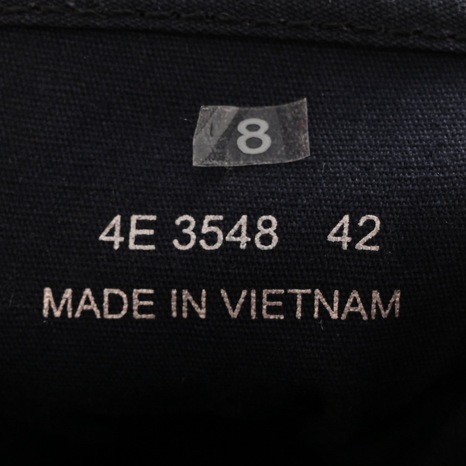 Prada Canvas Triangle Logo Wheel 35mm Sneakers 42 Navy 8 of 14