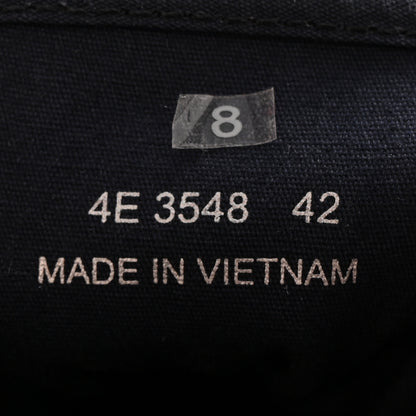 Prada Canvas Triangle Logo Wheel 35mm Sneakers 42 Navy 8 of 14