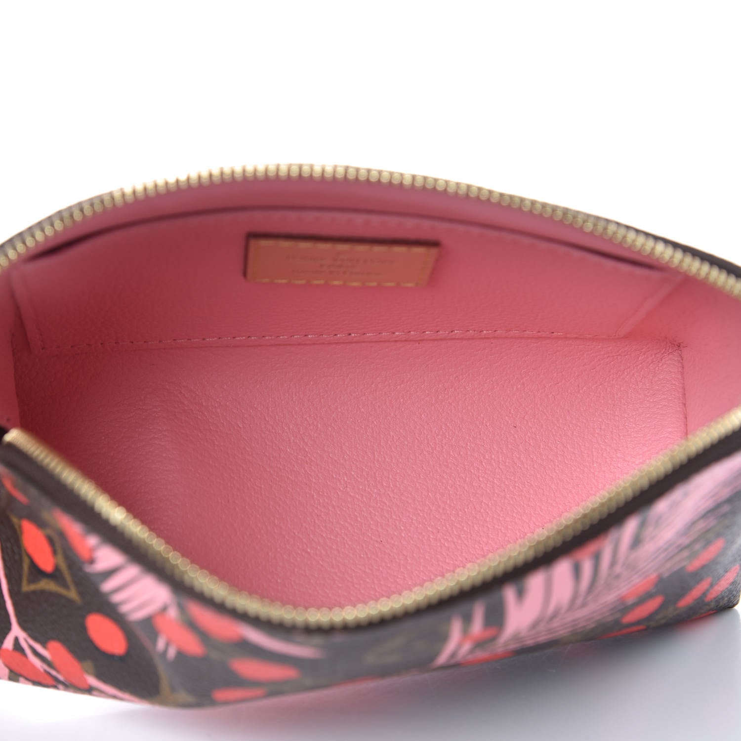 Louis Vuitton Monogram Jungle Dots Cosmetic Pouch Sugar Pink Poppy 6 of 9