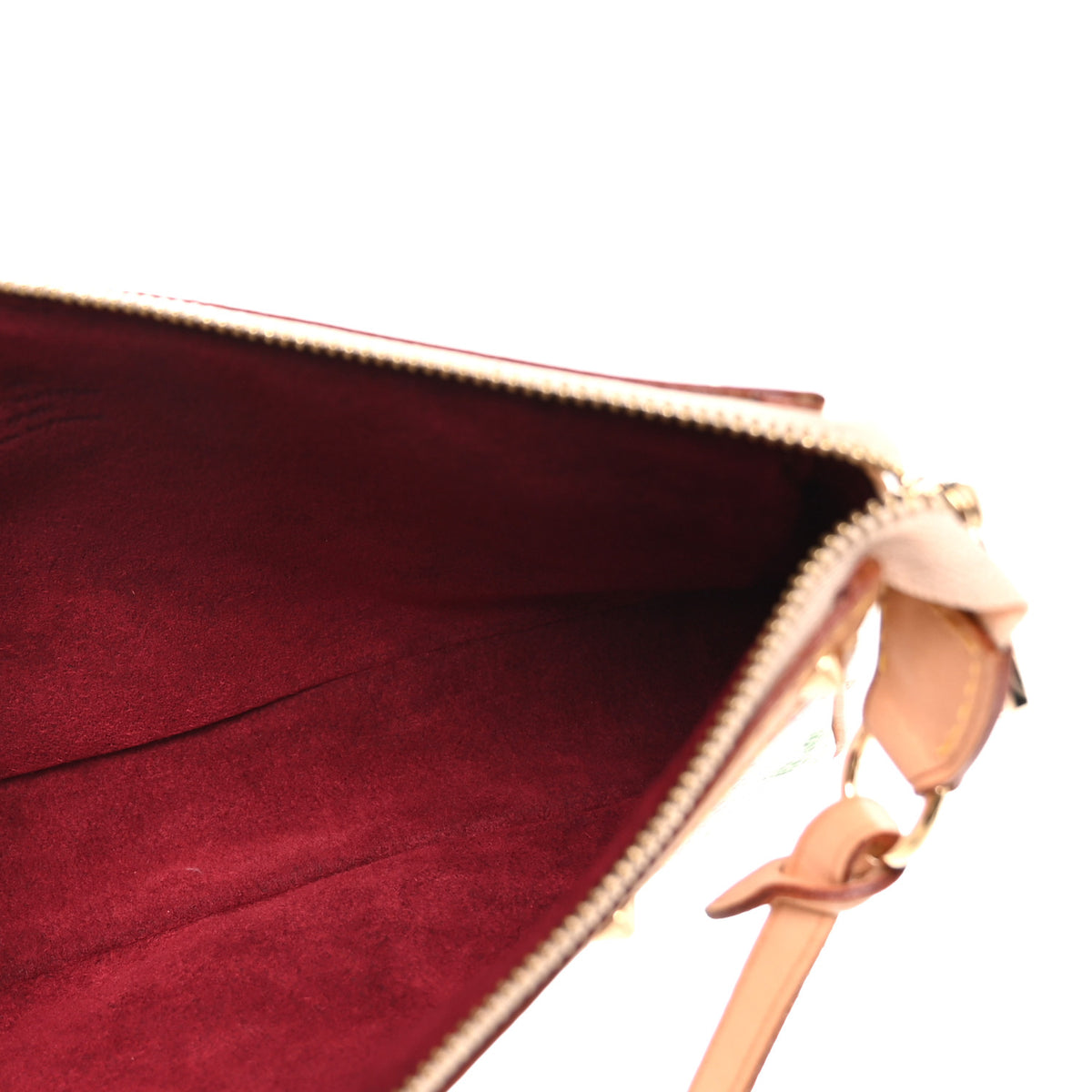 Monogram Multicolor Pochette Accessories White