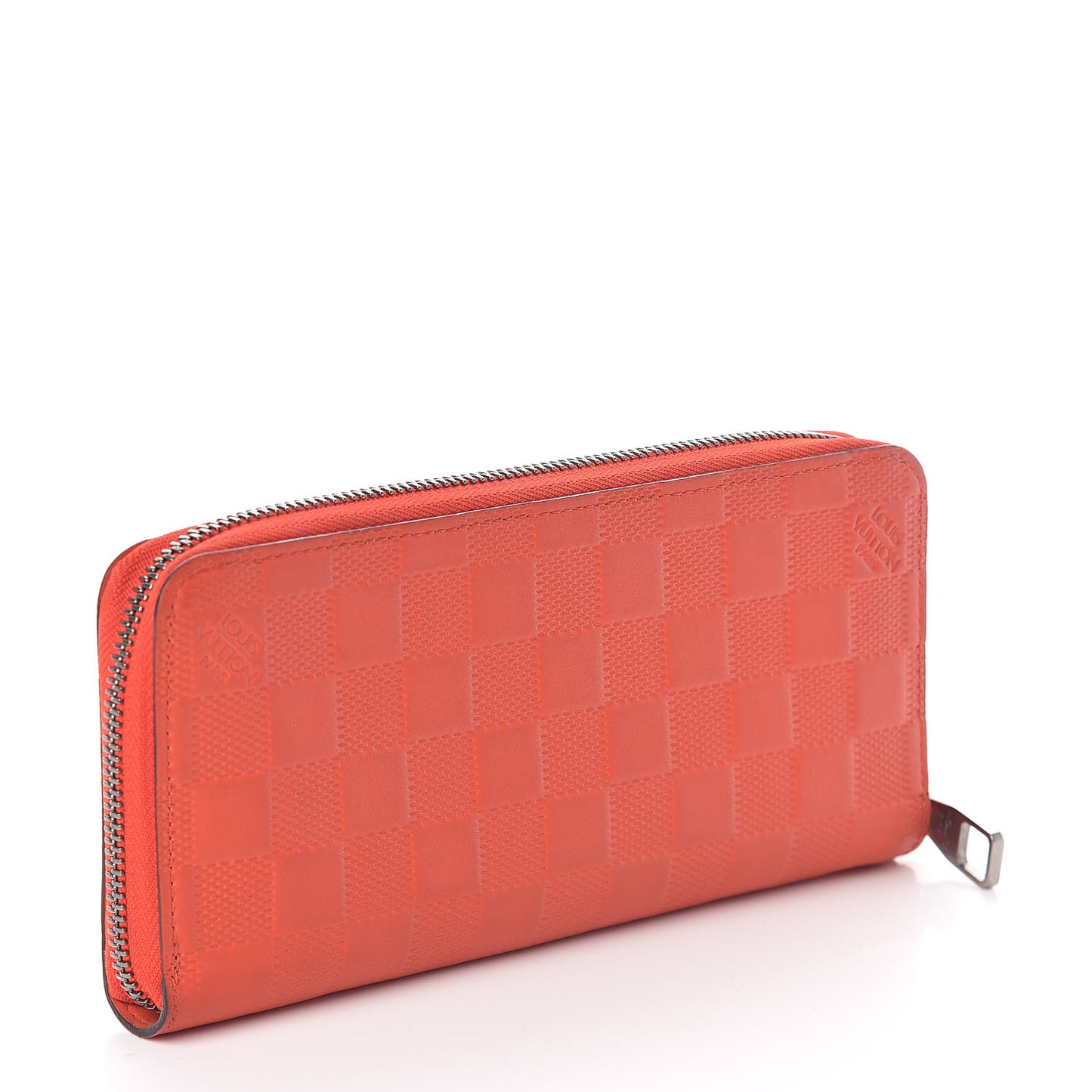 Damier Infini Zippy Vertical Wallet Magma