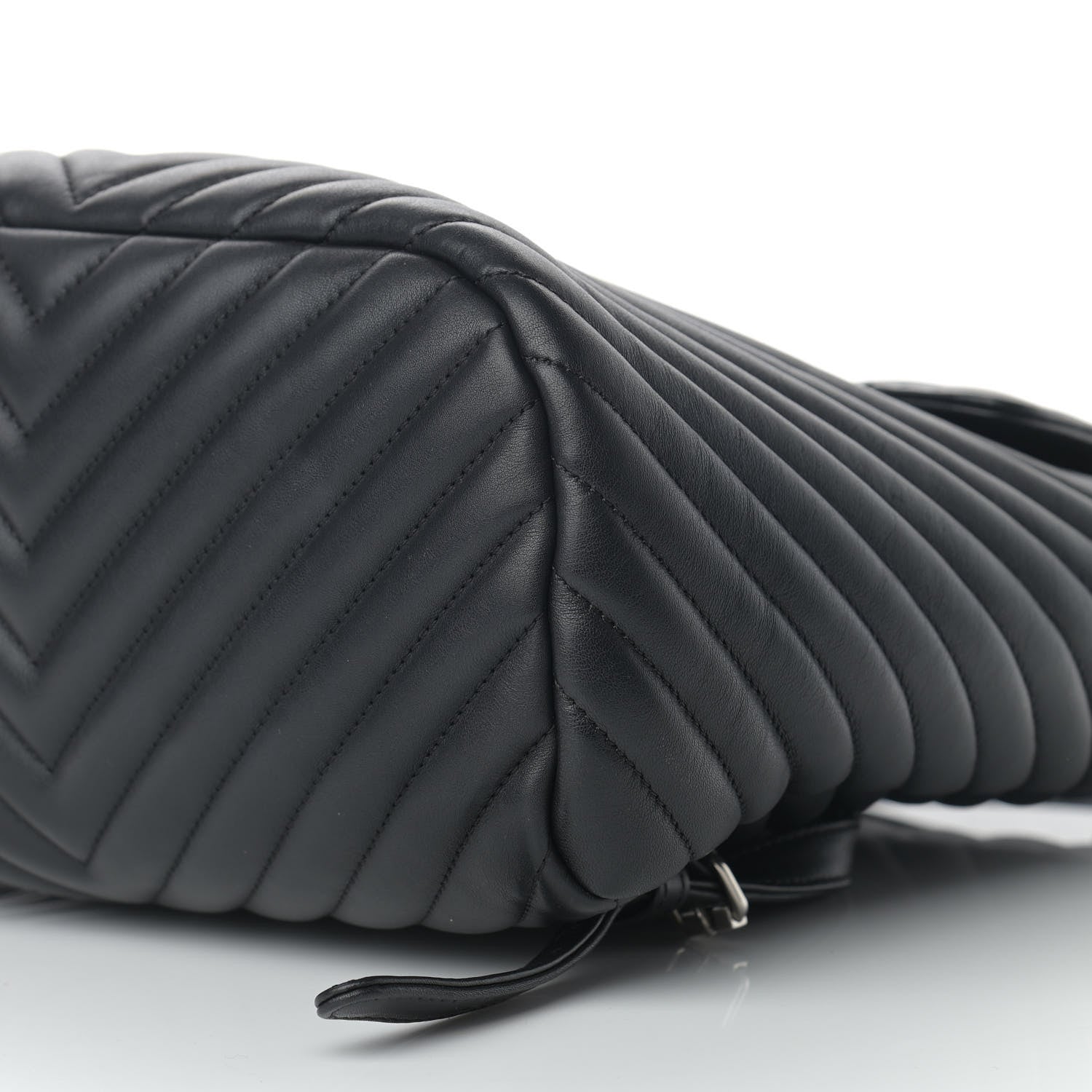 Chanel Calfskin Chevron Quilted Large Urban Spirit Backpack Black 6 of 13