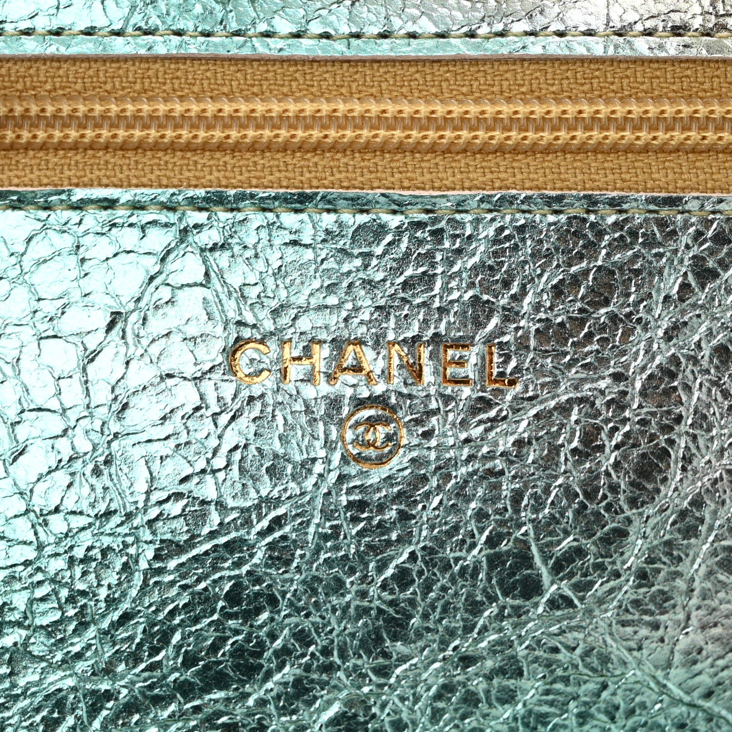 Chanel Metallic Goatskin Quilted 2.55 Reissue Wallet on Chain WOC Multicolor 6 of 10