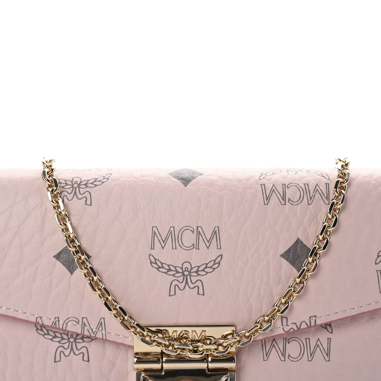 Visetos Large Patricia Wallet On Chain Soft Pink