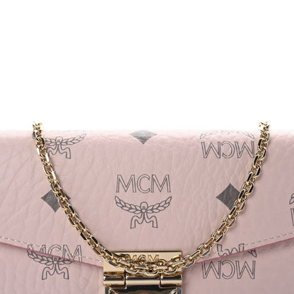 MCM Visetos Large Patricia Wallet On Chain Soft Pink 7 of 10