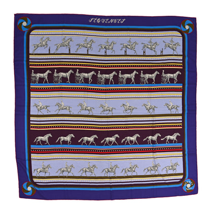 Hermes Cashmere Silk Imprimeur Fou Sequences Shawl 140 1 of 4