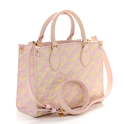 Louis Vuitton Empreinte Monogram Summer Stardust Onthego PM Pink 3 of 9