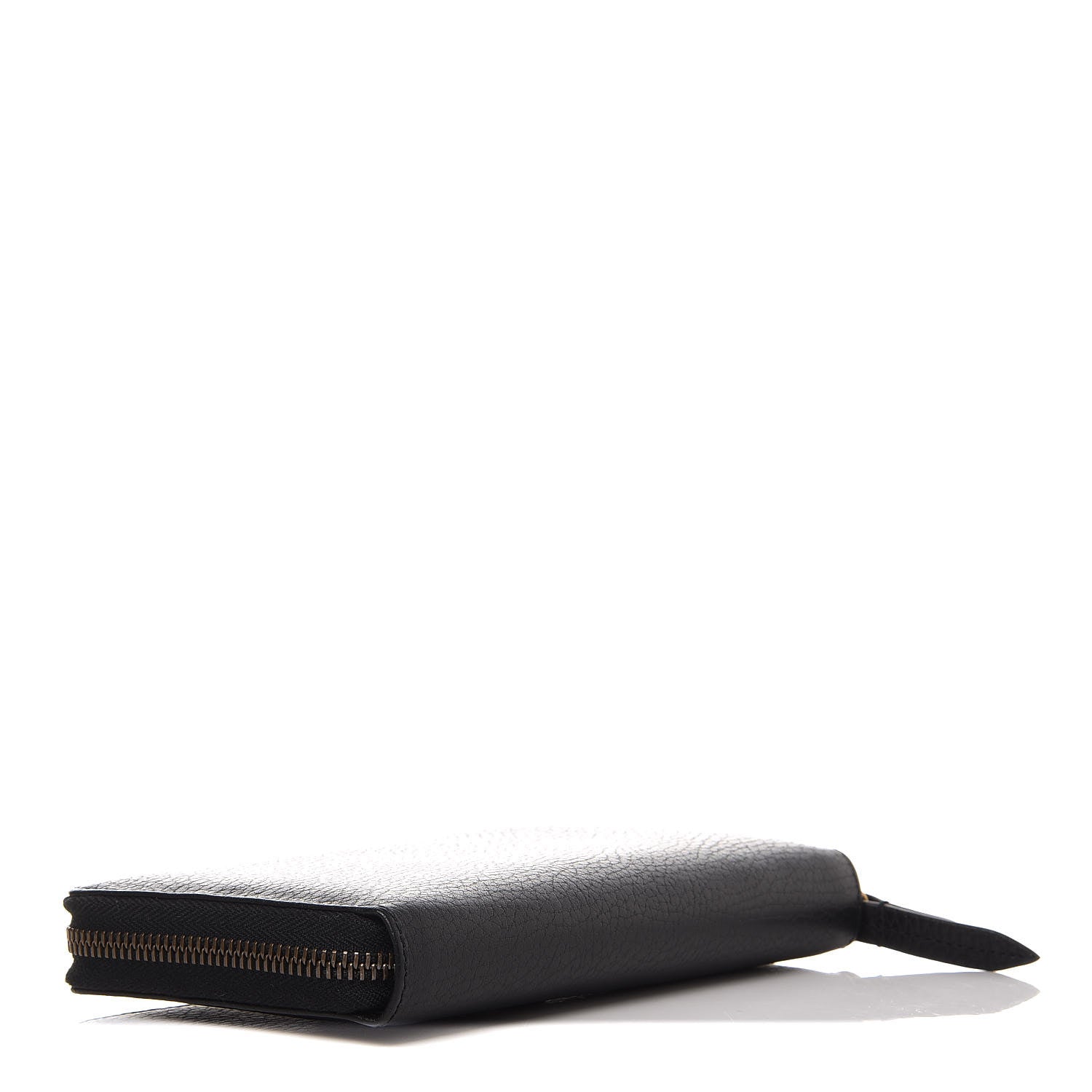 Gucci Calfskin Butterfly Zip Around Wallet Black 4 of 11