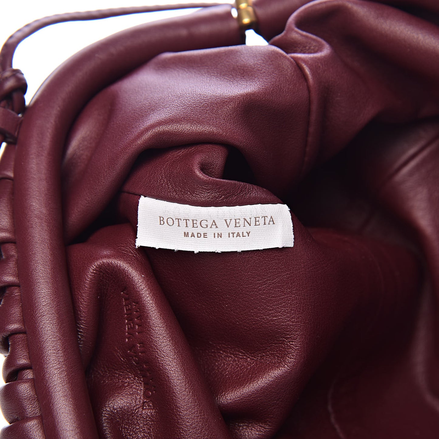 Butter Calfskin The Mini Pouch Bordeaux