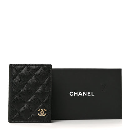 Chanel Caviar Quilted Card Holder Wallet Black 9 of 9