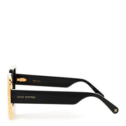 Louis Vuitton Acetate LV Moon Square Sunglasses Z1664E Black 3 of 9