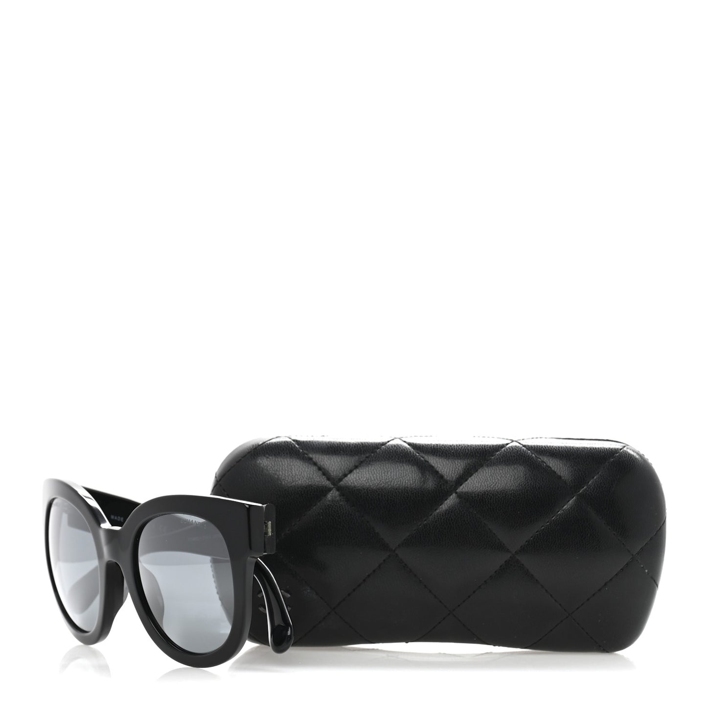 Acetate Butterfly Signature CC Sunglasses 5358-A Black