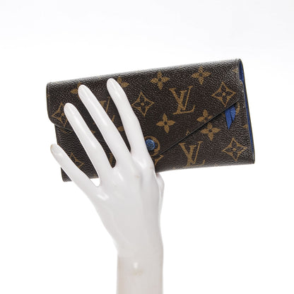Louis Vuitton Monogram Josephine Wallet Blue 2 of 7
