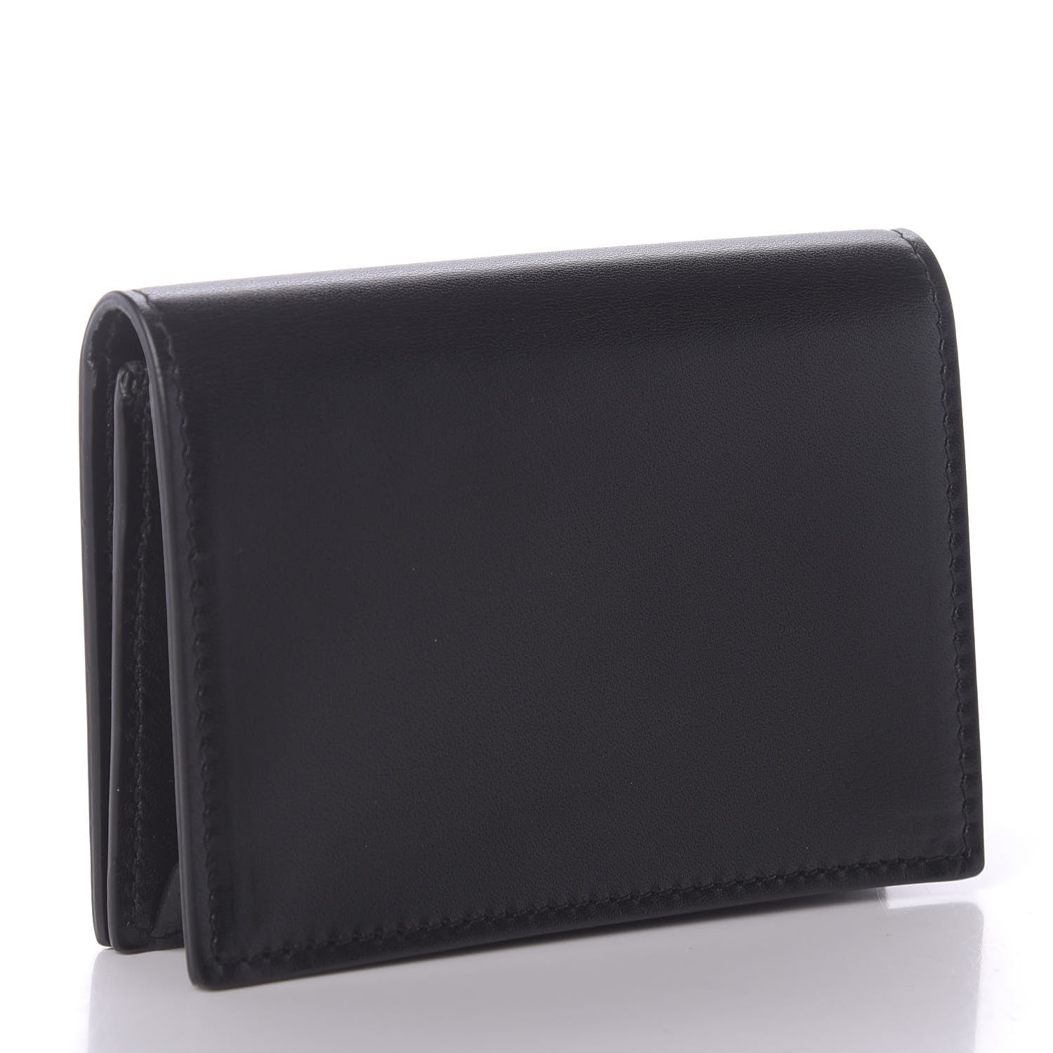 Saint Laurent Lambskin Monogram Card Case Black 3 of 7