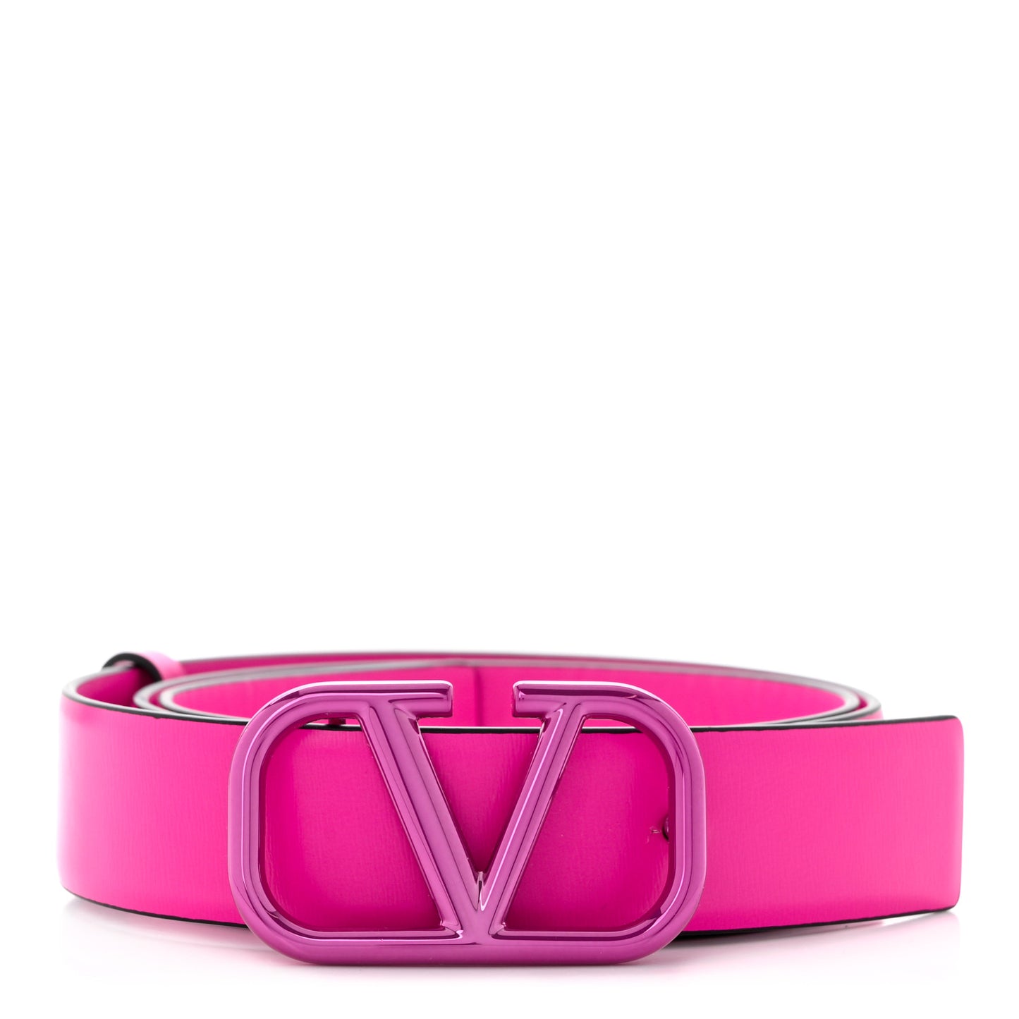 Calfskin VLogo 40mm Belt 80 32 Pink PP