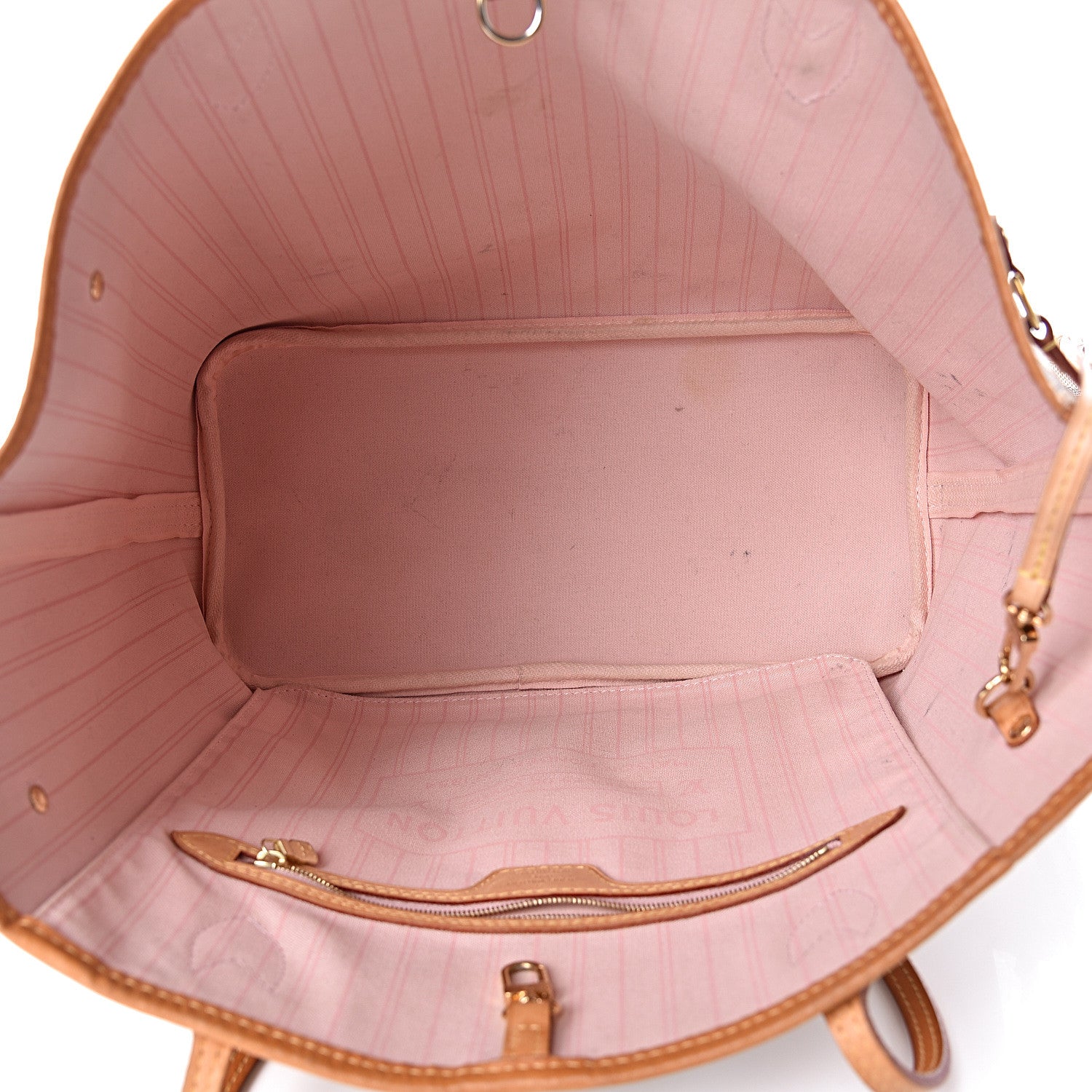 Louis Vuitton Damier Azur Neo Neverfull MM Rose Ballerine 6 of 20
