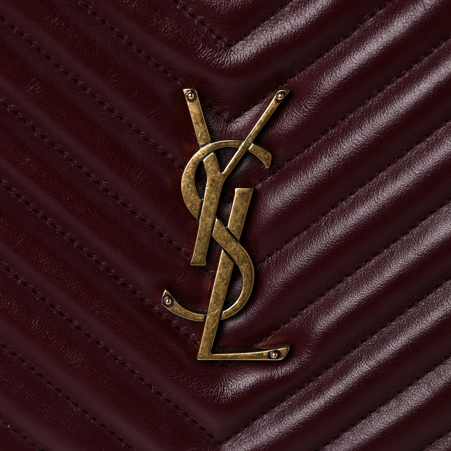 Calfskin Matelasse Monogram Lou Camera Bag Dark Legion Red