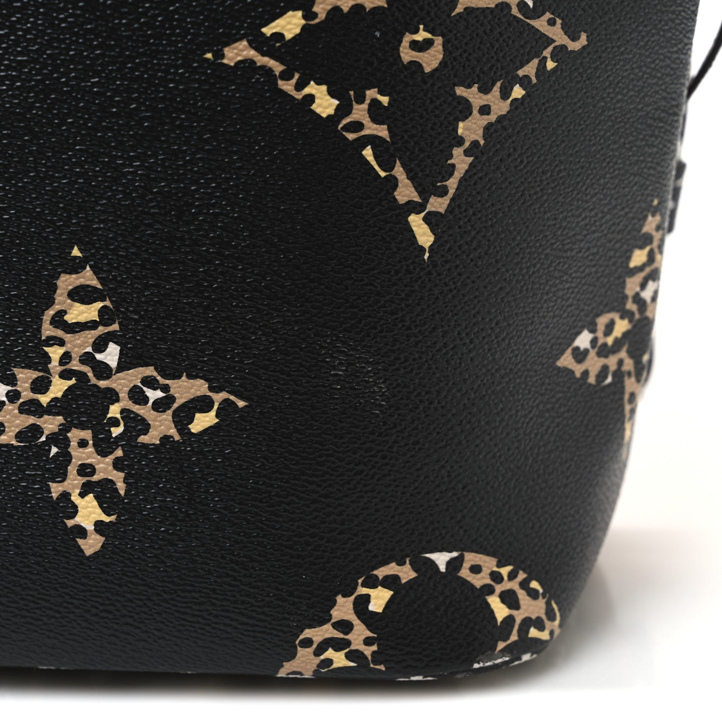 Monogram Giant Jungle Neverfull MM Black