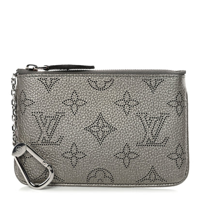 Louis Vuitton Mahina Zipped Card Holder Metallic Grey 1 of 6
