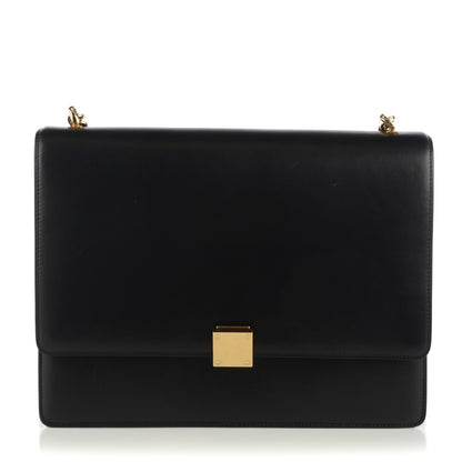 Celine Smooth Calfskin Large Case Chain Flap Black 1 of 8