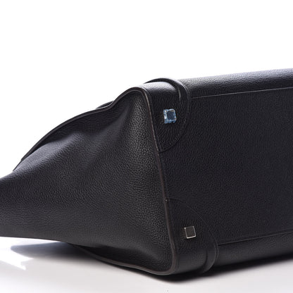 Celine Drummed Calfskin Mini Luggage Black 10 of 12