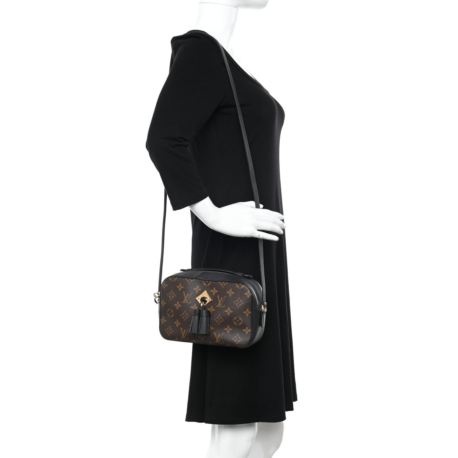 Louis Vuitton Monogram Saintonge Black 2 of 14