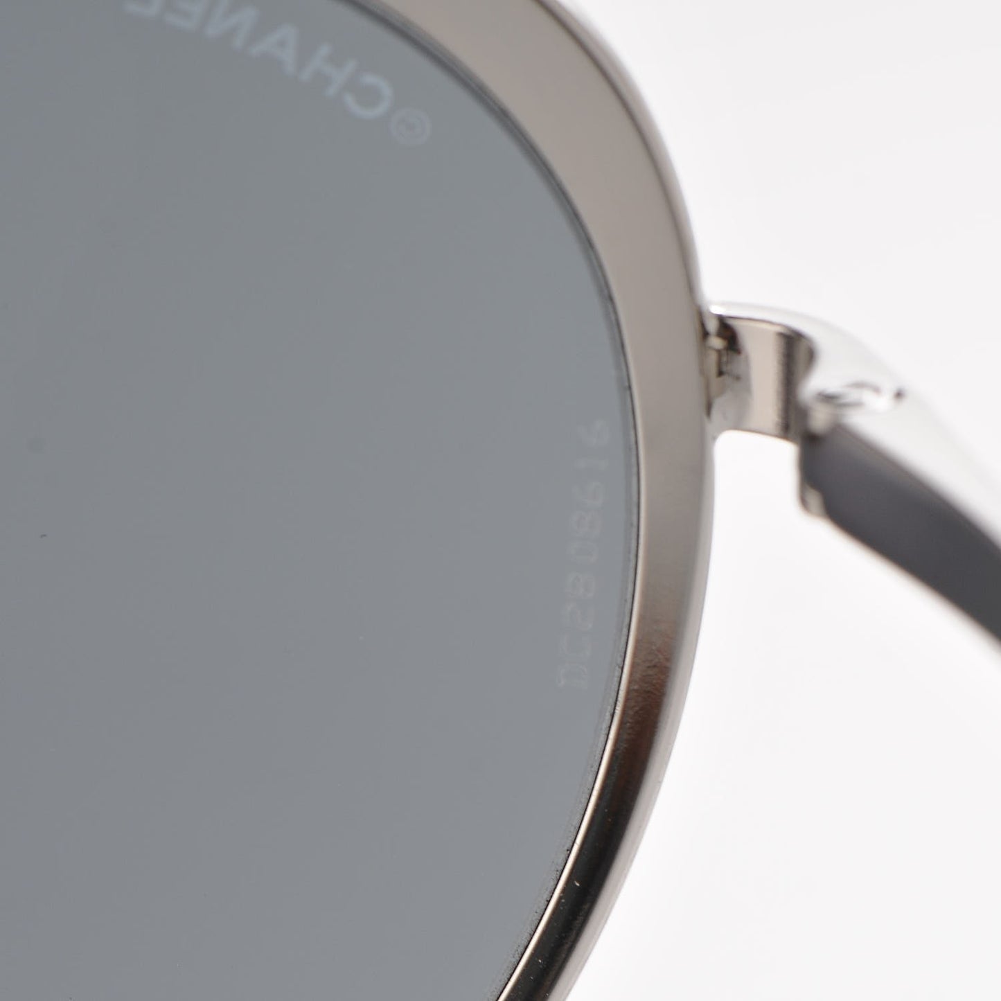 Round Spring Sunglasses 4206 Black Silver